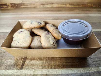 Jumbo stuffed gluten-free chocolate chip cookie from MockCake Trolley