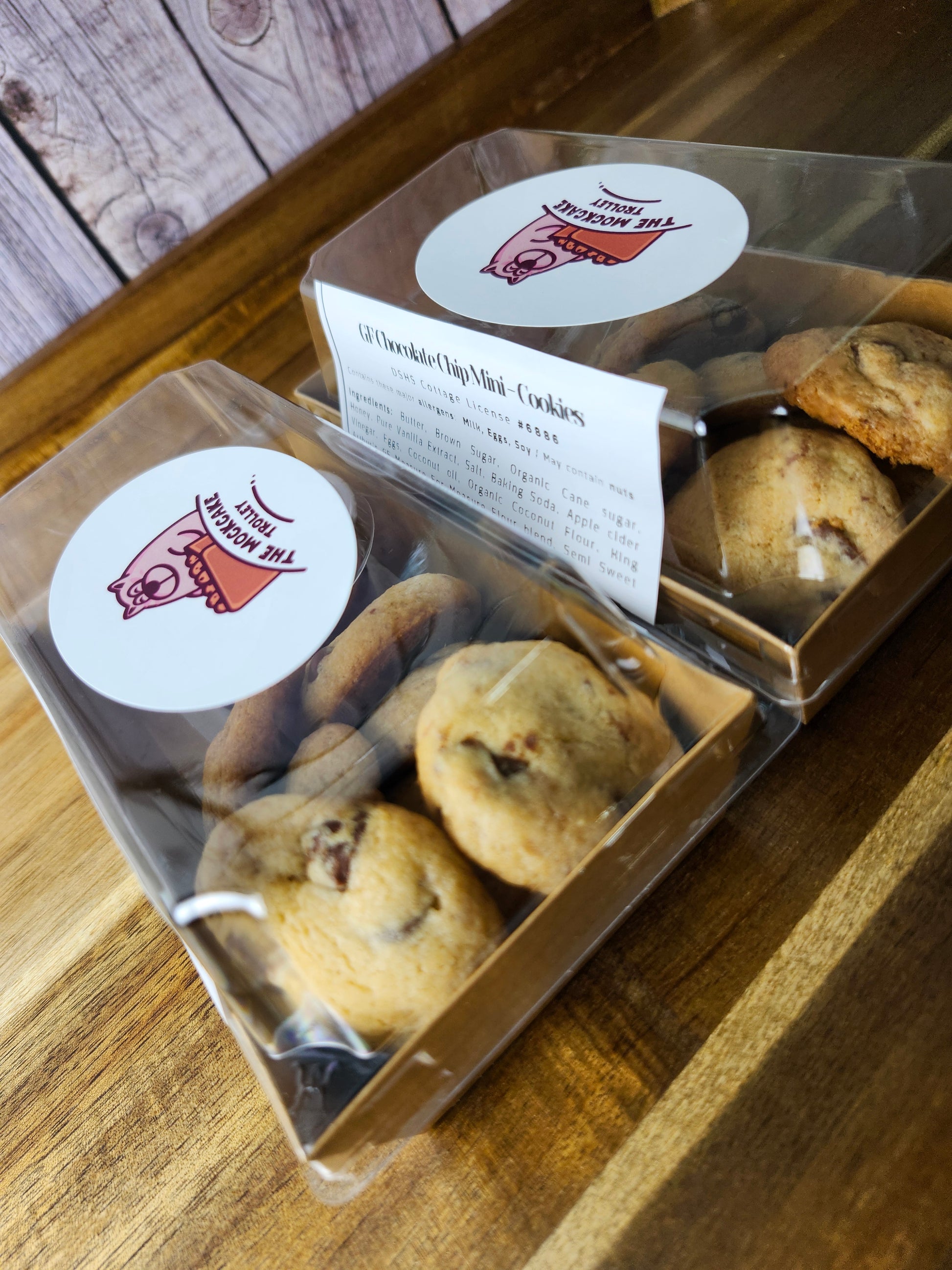 Jumbo stuffed gluten-free chocolate chip cookie from MockCake Trolley