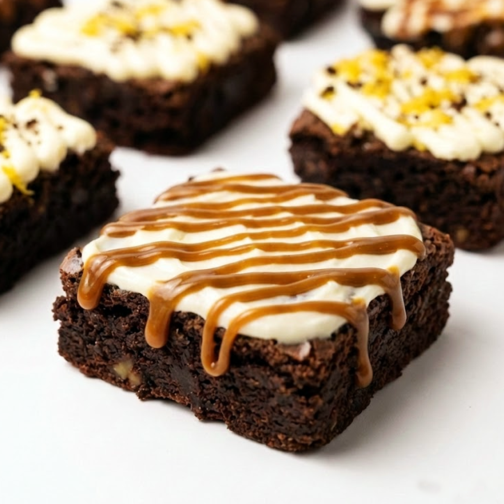 Gluten-free chocolate brownie box by The MockCakeT Trolley Frisco TX