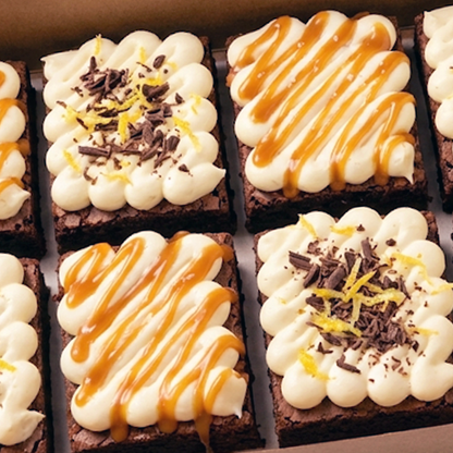 Gluten-free chocolate brownie box by The MockCakeT Trolley Frisco TX