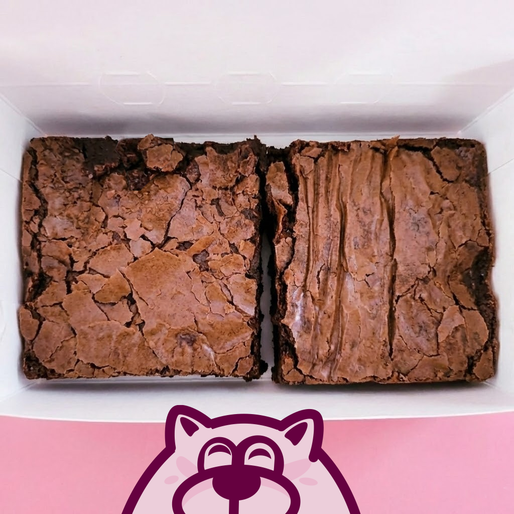 Gluten-free chocolate brownie box by The MockCakeT Trolley Frisco TX