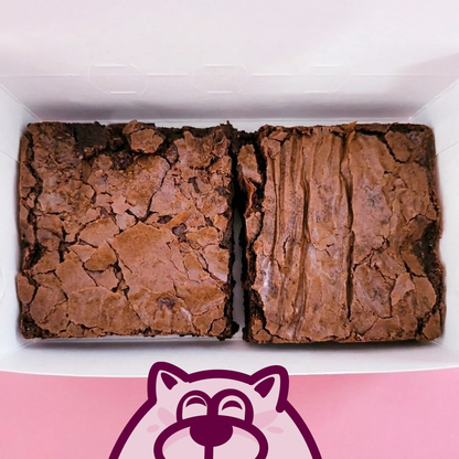 Gluten-free chocolate brownie box by The MockCakeT Trolley Frisco TX